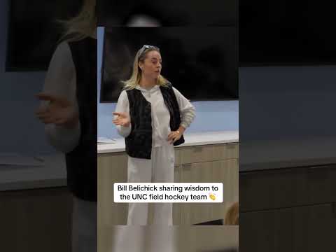 Chapel Bill with some wisdom 😮‍💨 (via @uncfieldhockey/TT)