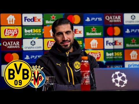 Live: Pressekonferenz mit Emre Can & Niko Kovac | BVB - Villarreal CF