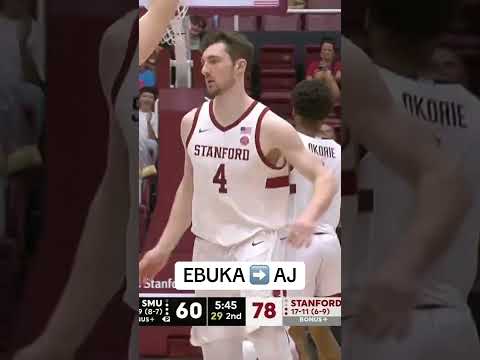 The Cardinal were on FIRE tonight 🔥 #stanford #collegebasketball #accbasketball #slamdunk #cbb