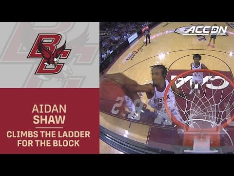 Boston College Senior Aidan Shaw's Big-Time Denial