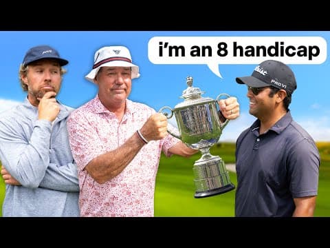 Hustling a Major Champion with UNDERCOVER D1 Golfers