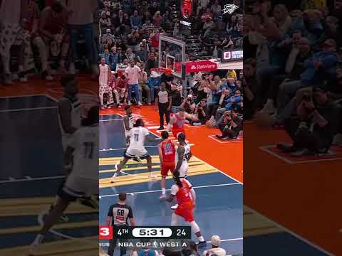 Your every game Ajay to IHart alley oop 🫡 #okcthunder