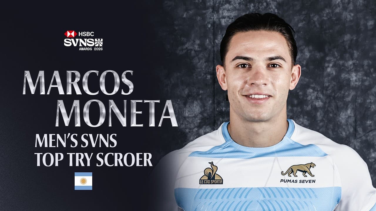 The MONEYMAN for Los Pumas 💰|  Marcos Moneta | Argentina | Men's SVNS Top Try Scorer