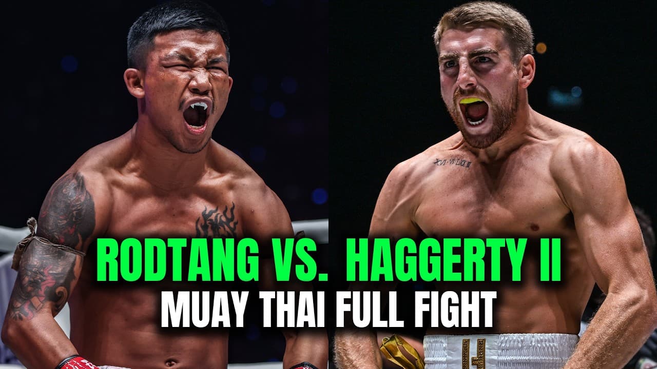 The ULTIMATE Muay Thai Rematch ⚔️🔥 Rodtang vs. Jonathan Haggerty II | Muay Thai Full Fight
