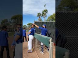 Alex messing with Shohei. 😂 #dodgers #sports #losangeles #funny