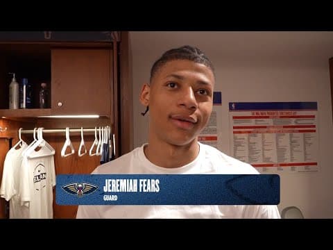 Jeremiah Fears | Pelicans-Kings Postgame Interview 2/9/2026