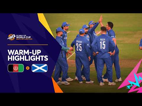 Afghanistan ease past Scotland | T20 World Cup 2026 Warm-Up Highlights