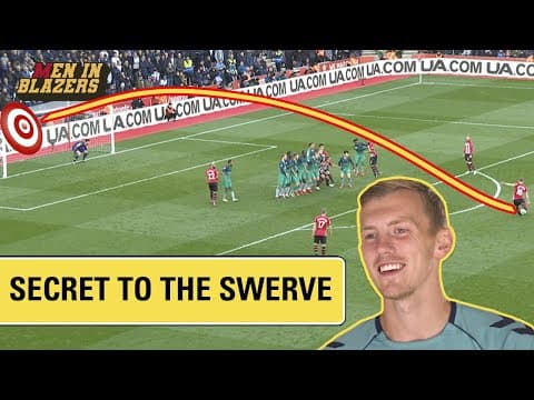 Discover JAMES WARD-PROWSE's Unique FREE KICK Technique!