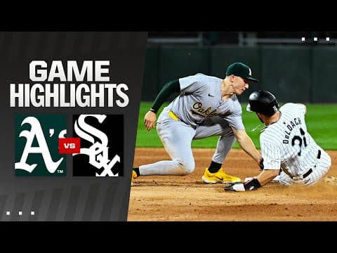 A's vs. White Sox Game Highlights (9/14/24) | MLB Highlights