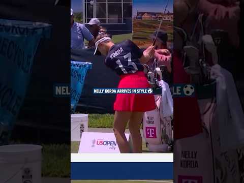 Nelly Korda Rocks Her Custom USA Soccer Jersey at the U.S. Women's Open⚽️⛳️