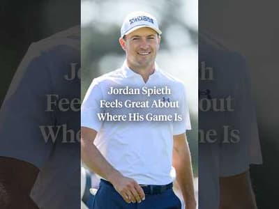 Jordan Spieth feels great about his game after the Masters 🙌