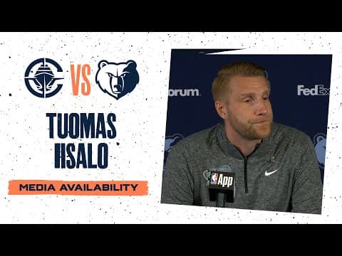 Tuomas Iisalo Press Conference | Grizzlies vs. Clippers