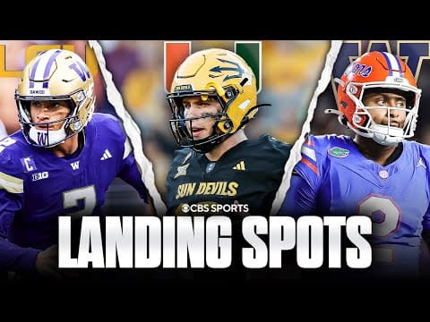 Top Available QBs in CFB Transfer Portal | Potential Landing Spots for Sam Leavitt, DJ Lagway & MORE