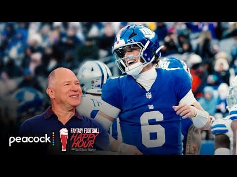 Giants' Jaxson Dart named fantasy rookie of the year | Fantasy Football Happy Hour | NFL on NBC