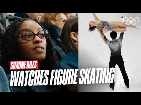 An Icon Watching Icons 🤸🏾‍♀️⛸️ | Simone Biles at #MilanoCortina2026