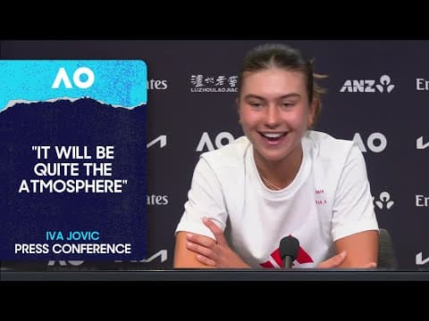Iva Jovic Press Conference | Australian Open 2026 Frist Round