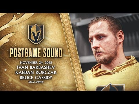 🎥 POSTGAME SOUND: Barbashev, Korczak & Cassidy