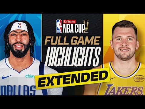 EXTENDED: MAVERICKS at LAKERS | EMIRATES NBA CUP 🏆 | FULL GAME HIGHLIGHTS | November 28, 2025