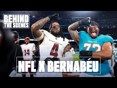 🏈 BEHIND THE SCENES | NFL x BERNABÉU