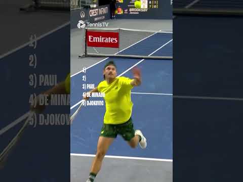 Top 5 Shots From The 2025 ATP Tour Season