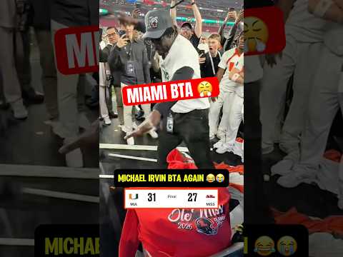 Michael Irvin BELT AGAIN after Miami win 😂😂