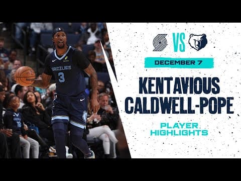 Kentavious Caldwell Pope Highlights vs. Portland Trail Blazers
