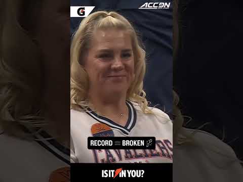 A VIRGINIA SINGLE SEASON RECORD 71 THREES FOR KYMORA JOHNSON 🔥 #virginia #collegebasketball #wbb