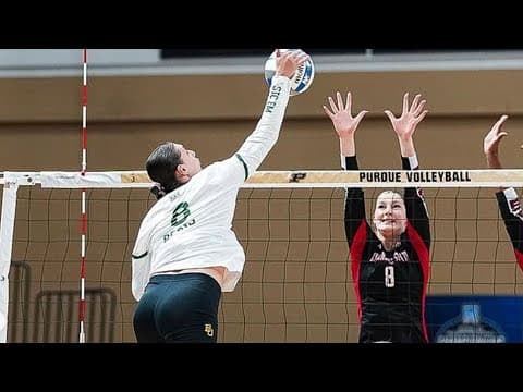 Full 5th set from Baylor-Arkansas State in 2025 NCAA volleyball first round