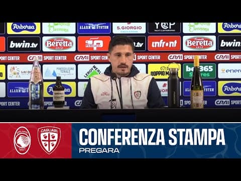 SERIE A ENILIVE |  MISTER PISACANE IN CONFERENZA STAMPA | ATALANTA - CAGLIARI