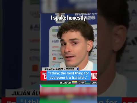 Julian Alvarez publicly says he wants to leave Atletico Madrid 🚨