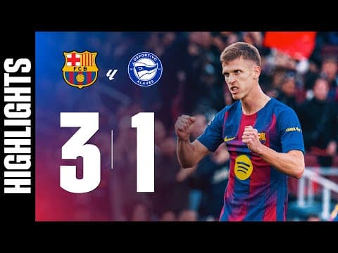 FC BARCELONA 3 vs 1 ALAVÉS | LALIGA 2025/26 MD14 🔵🔴