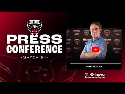 René Weiler Pre-Match Press Conference | Atlanta United FC vs D.C. United | MLS 2025