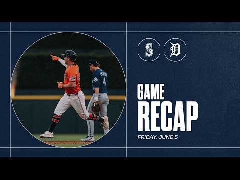 Game Highlights: Tigers Win Fourth Straight to Open Series vs. Mariners | 6/5/26