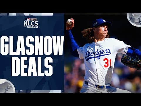 Tyler Glasnow put together a masterful performance in front of the home crowd 👏