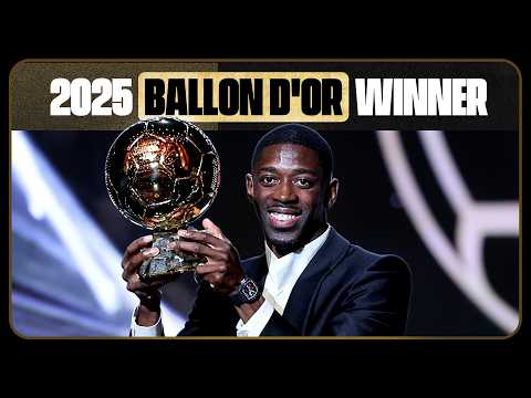 OUSMANE DEMBÉLÉ WINS THE 2025 BALLON D’OR! 🏆 | Emotional Speech ❤️ | CBS Sports Golazo