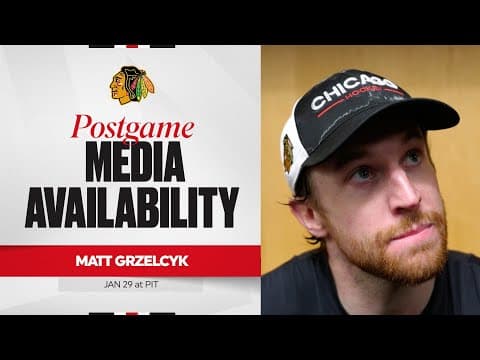 “We just fell off the rails.” | Matt Grzelcyk Postgame 1.29.26
