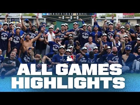 Highlights from ALL GAMES on 9/21! (Blue Jays head to Postseason, Brewers clinch NL Central & MORE!)