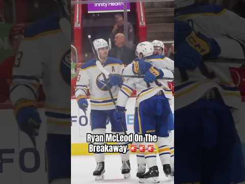 Ryan McLeod Breakaway Goal 🚨 #nhl #goals #hockey #shorts