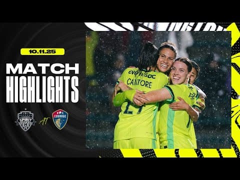 Spirit Draws Courage on the Road | Spirit at Courage Full Match Highlights | 10.11.25
