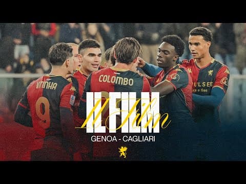 🏠 HOME WIN | GENOA - CAGLIARI | FILM della PARTITA 25/26 