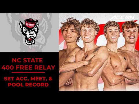 NC State 400 Freestyle Relay | 2026 ACC Swimming & Diving Championship