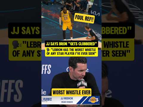 Does LeBron have the WORST WHISTLE?🤨