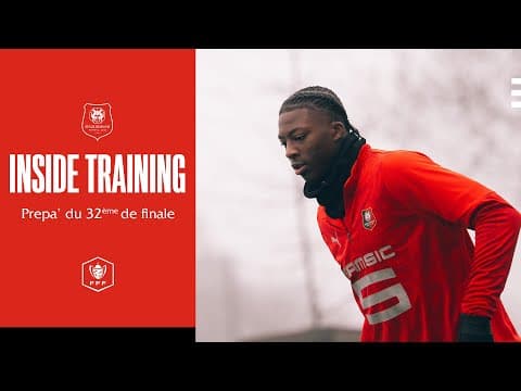 La prépa des Rennais pour leur entrée en lice en Coupe de France.🔴⚫️