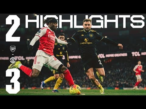 HIGHLIGHTS | Arsenal 2 - 3 Manchester United | Premier League