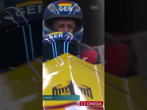 Johannes Lochner and Georg Fleischhauer were the fastest of the night in the 2-man bobsleigh 🥇