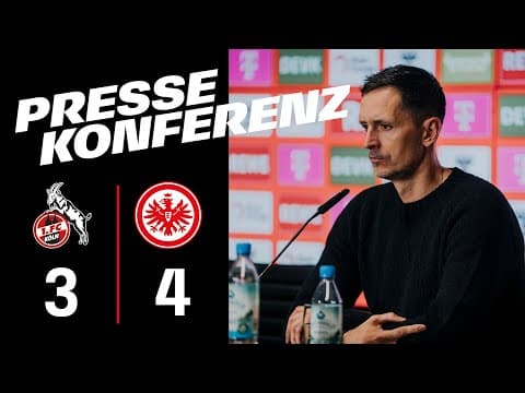 "Schwieriges Auswärtsspiel gewonnen" I Pressekonferenz nach Köln - Eintracht