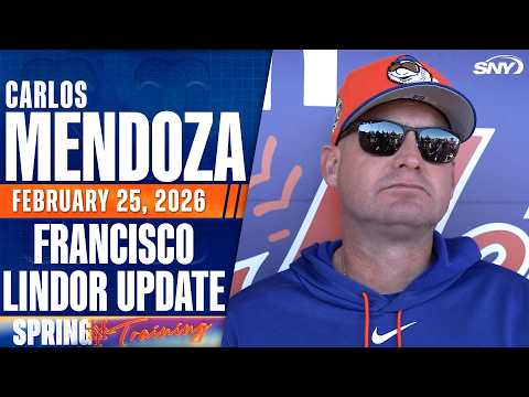 Carlos Mendoza shares update on Francisco Lindor