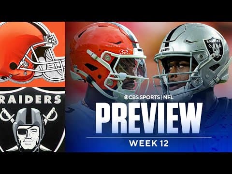 Browns vs Raiders Game Preview: Predictions and Best Bets | NFL Week 12