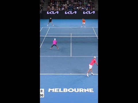 LIGHTNING quick reactions from Kyrgios! ⚡️