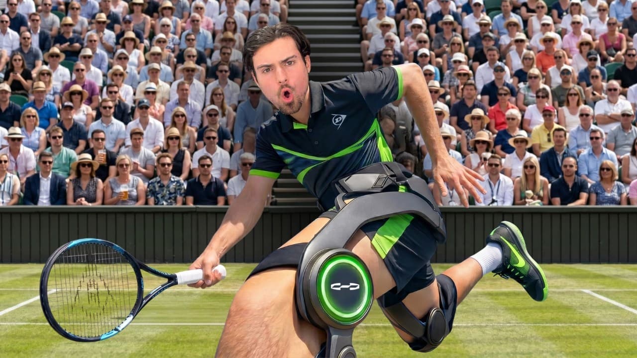 I Cheated At Tennis Using A Exoskeleton!